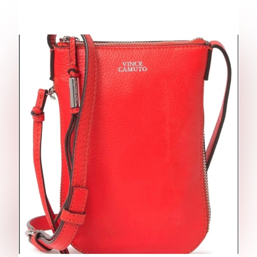 Vince camuto Vince Camuto Kenzy Leather Phone Crossbody Bag